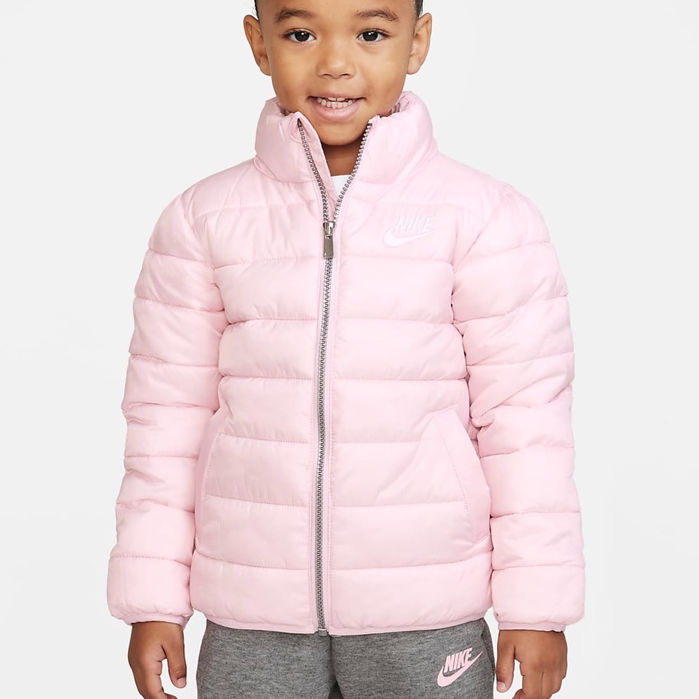 Nike Girls Mid Weight Puffer pink